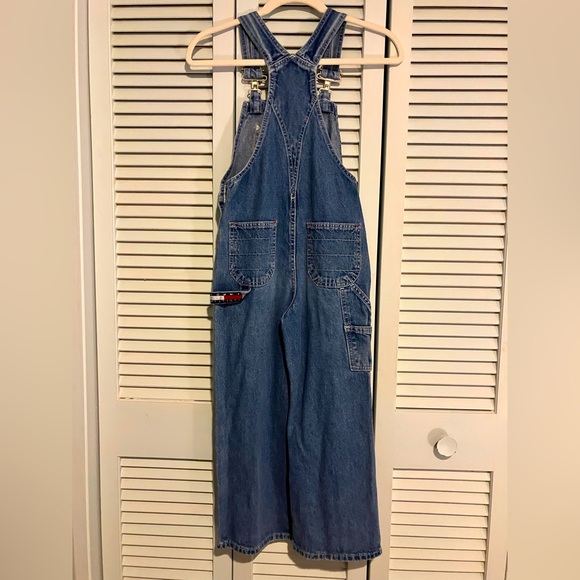Vintage Tommy Hilfiger Kids Wide Leg Overalls - Picture 4 of 5